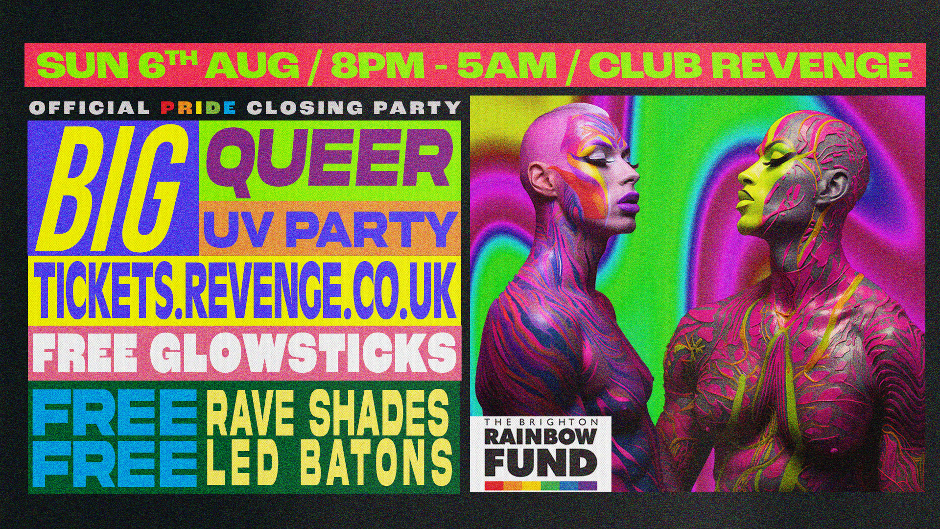 Big Queer Uv Party Brighton And Hove Pride